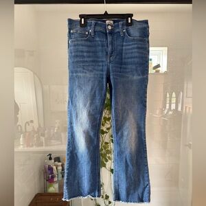 J. Crew Billie Bootcut Crop Jean
